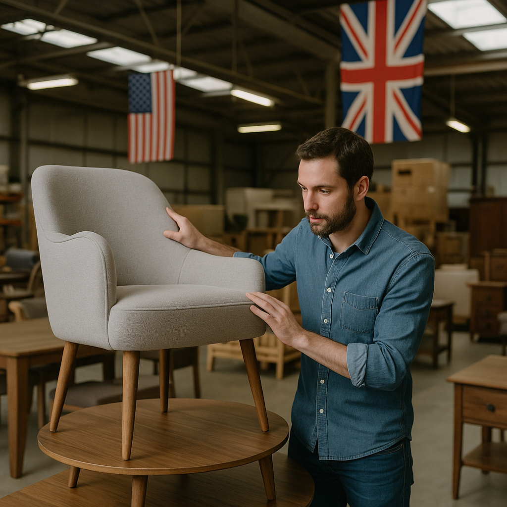 Mobilier Belge : Augmentation des Exportations sur les Marchés Américain et Britannique