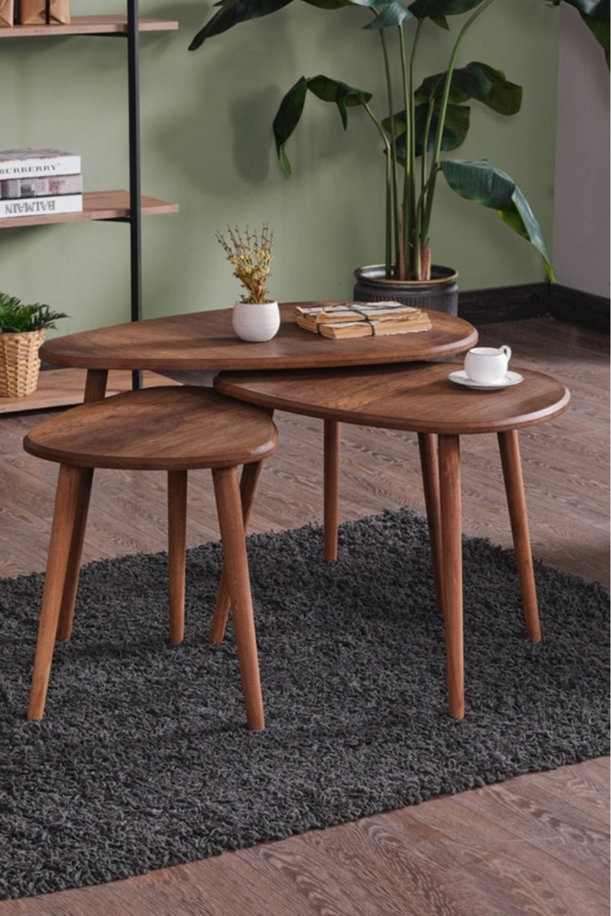 Mdf Alvin Zigon - Table basse moyenne 3 pièces
