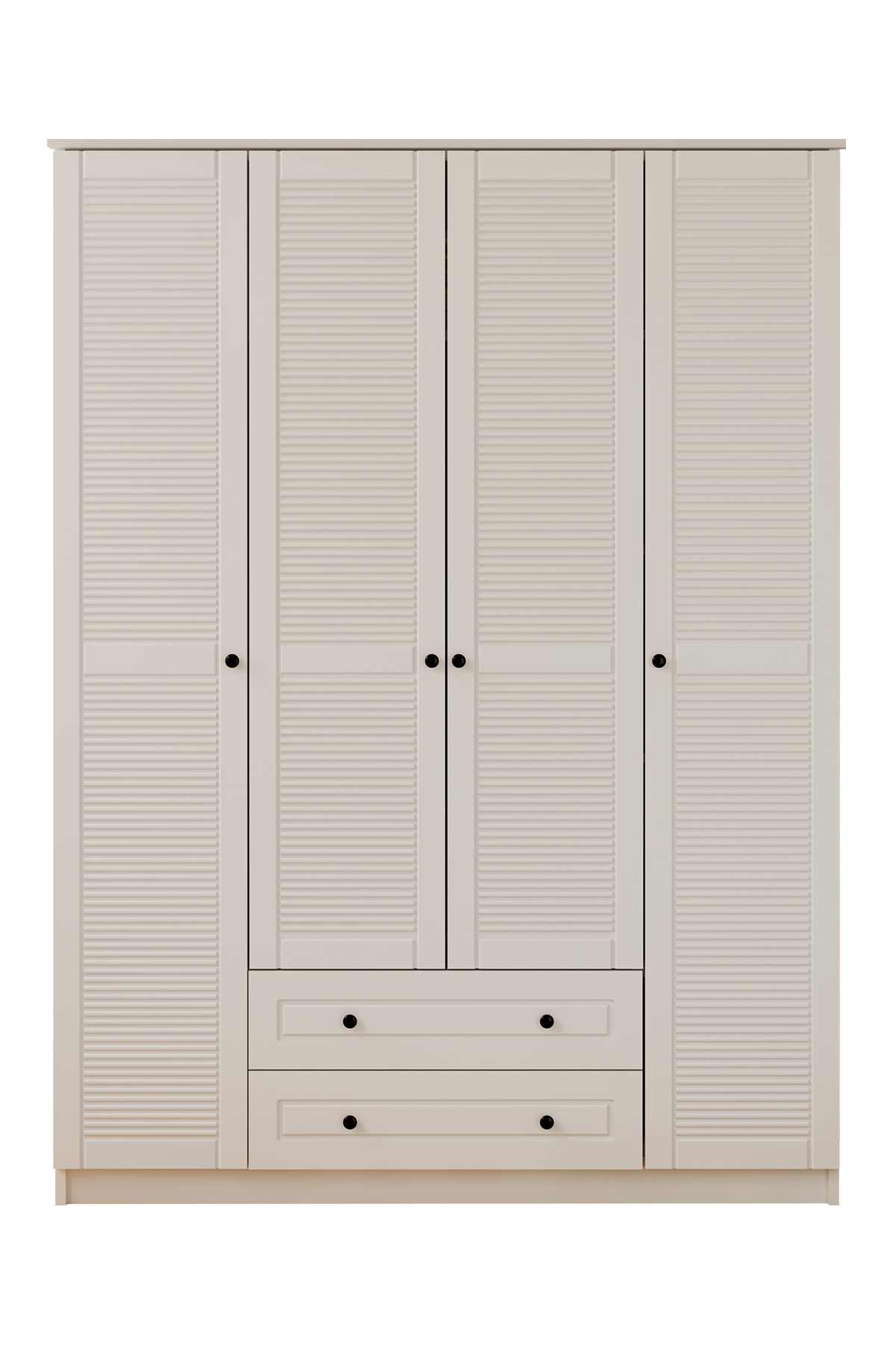 Armoire Diva Country 4 portes 2 tiroirs