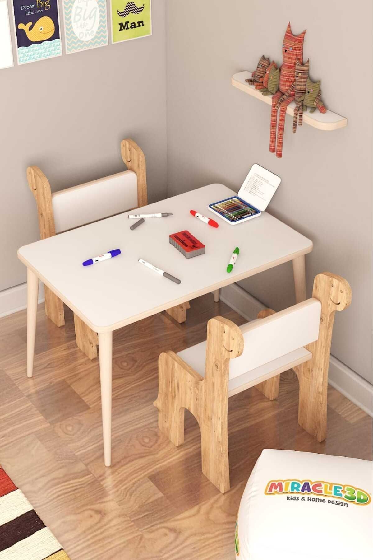 Bureau et chaise pour enfant, table d'activités