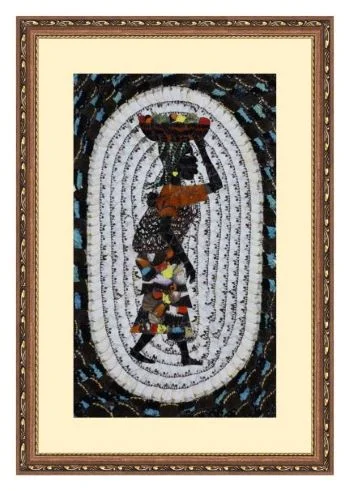 Peinture d'une femme africaine