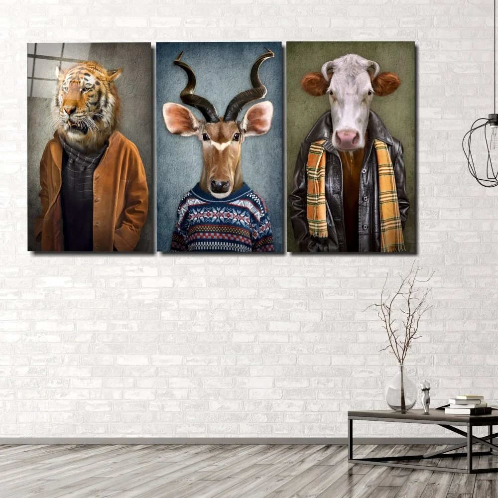 Peinture Méga Verre Tête d'Animal