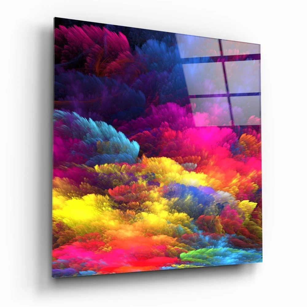 Peinture sur verre éclat de couleur