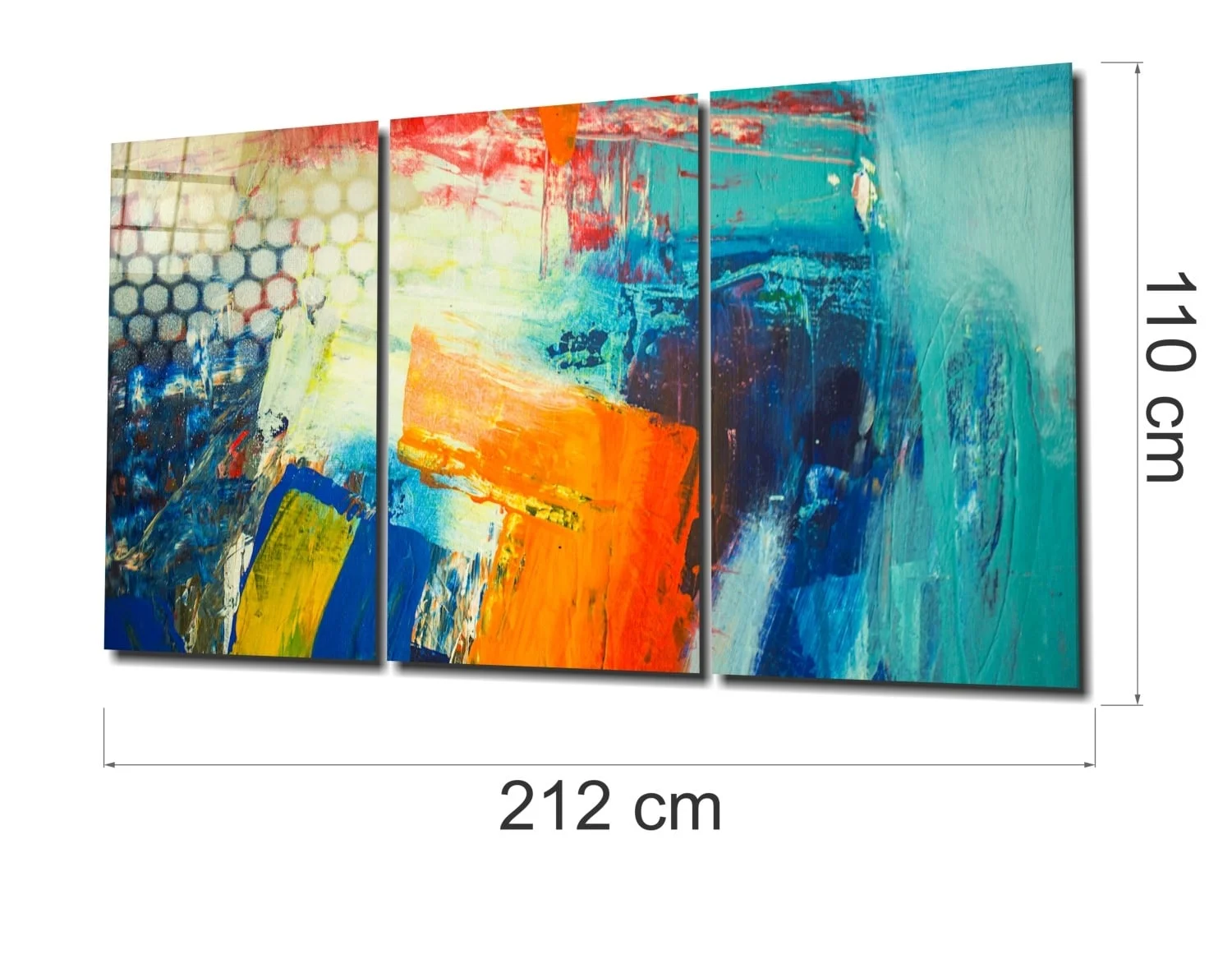 Peinture sur Verre Méga aux Coups de Pinceau Colorés
