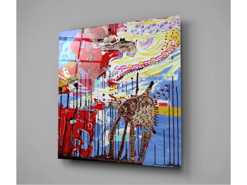 Peinture abstraite sur verre Star Wars