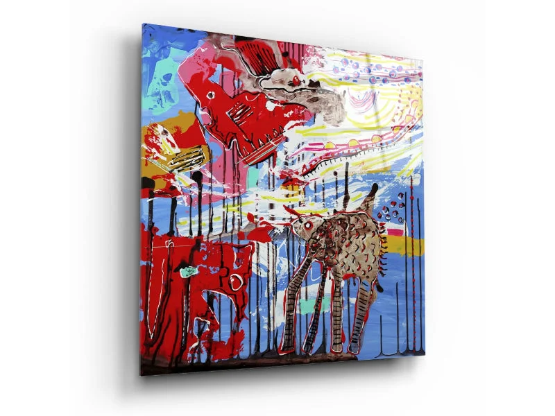Peinture abstraite sur verre Star Wars