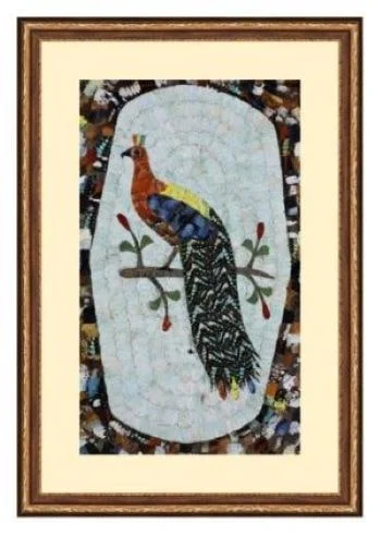Peinture du motif d'oiseau Taus