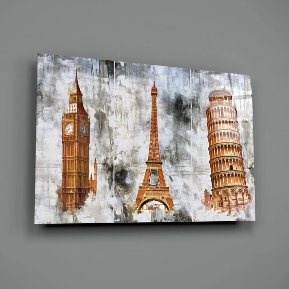 Peinture sur verre méga Trio de Tours