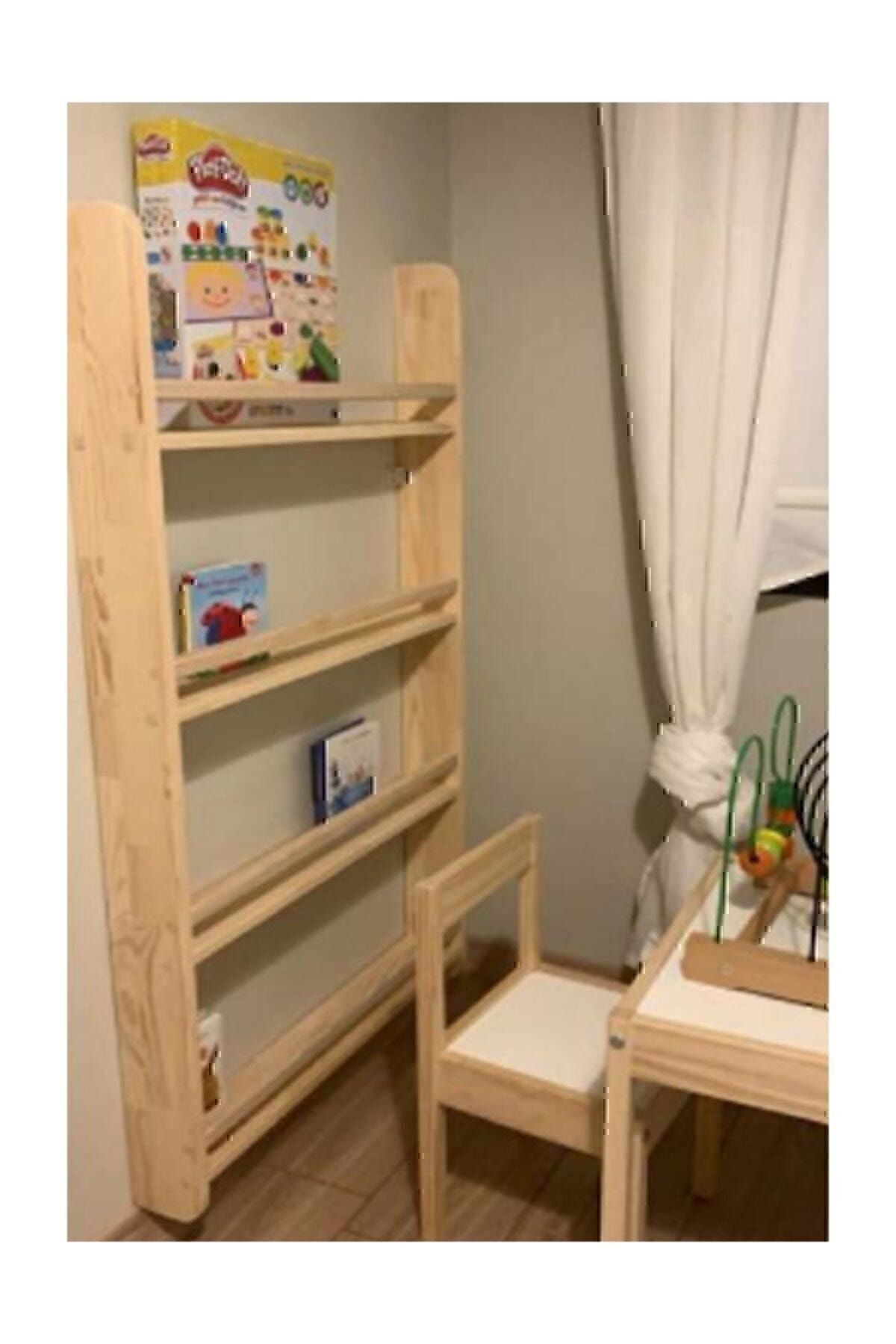 Bibliothèque Montessori en bois pour enfant, bibliothèque éducative
