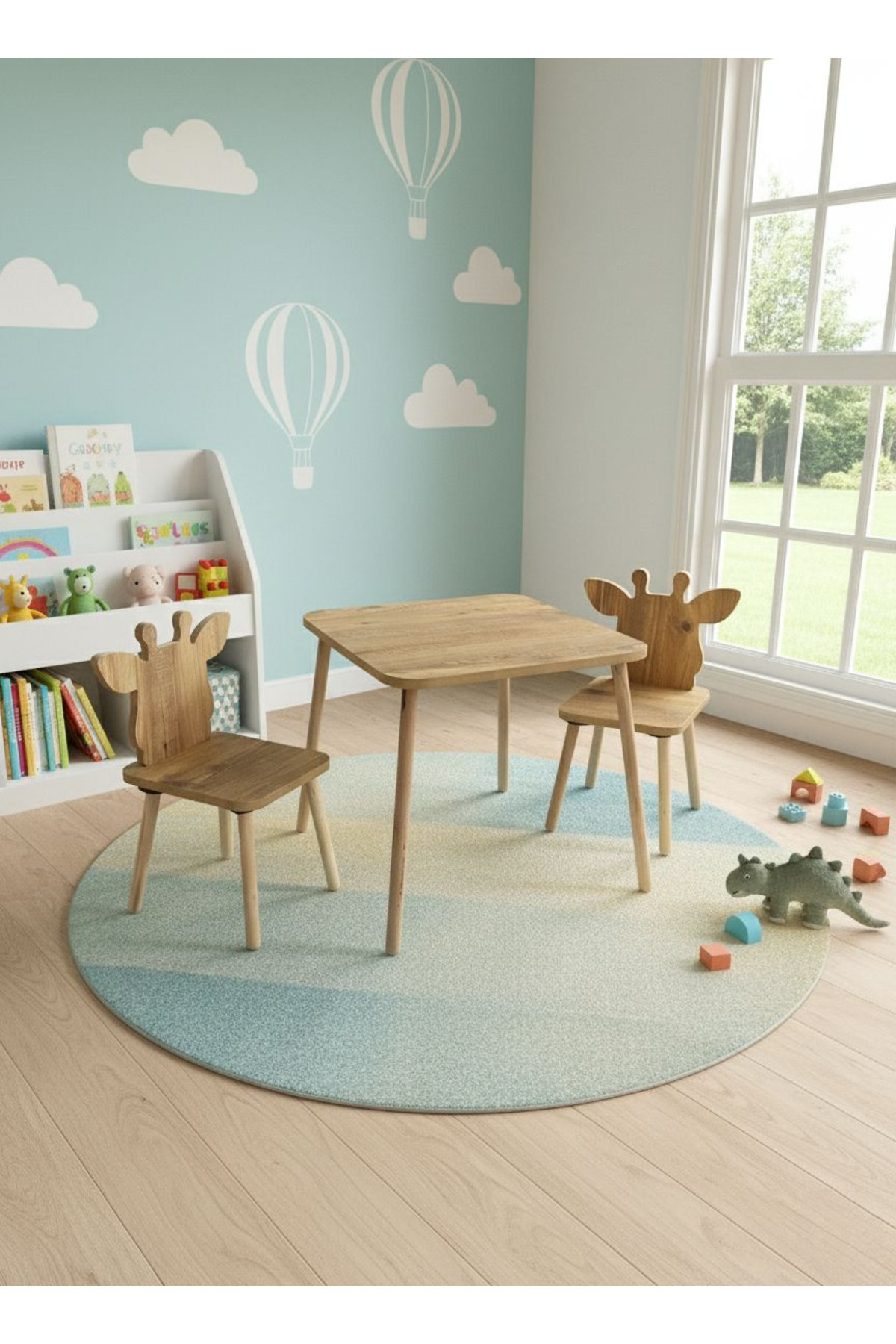 Ensemble table et chaises pour enfants Table d'activité Bureau 1 table 2 chaises