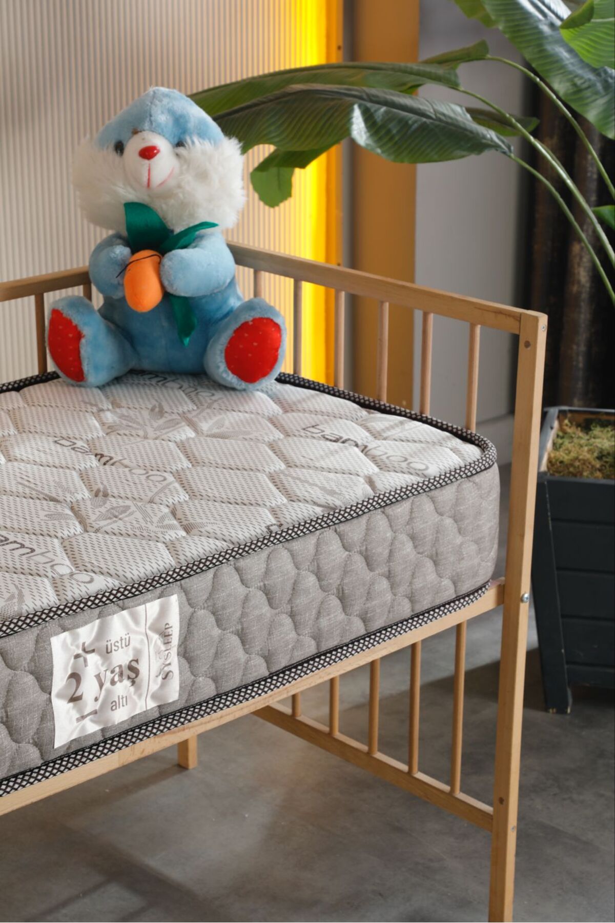 Matelas pour bébé en mousse orthopédique de  cm, lit de bébé, lit parc