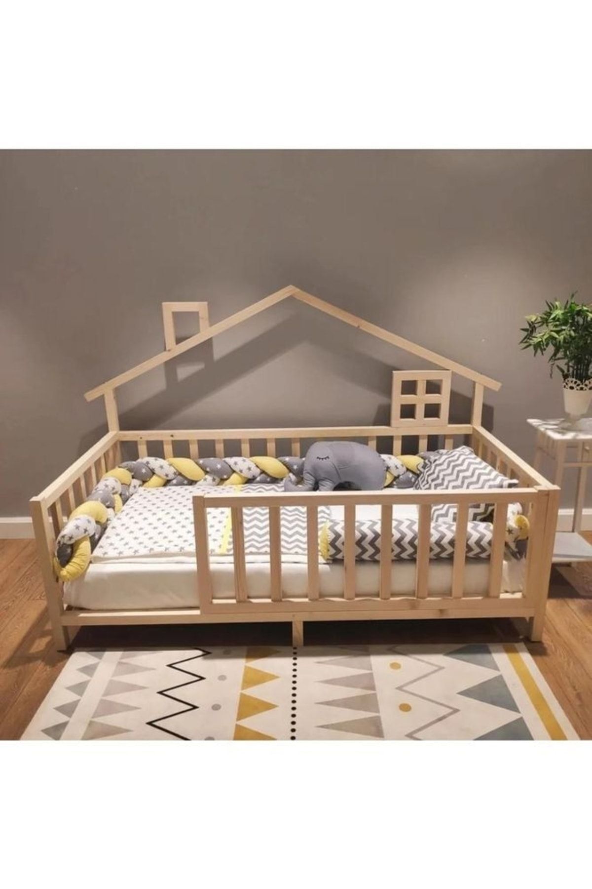 Lit Montessori naturel pour bébés et enfants