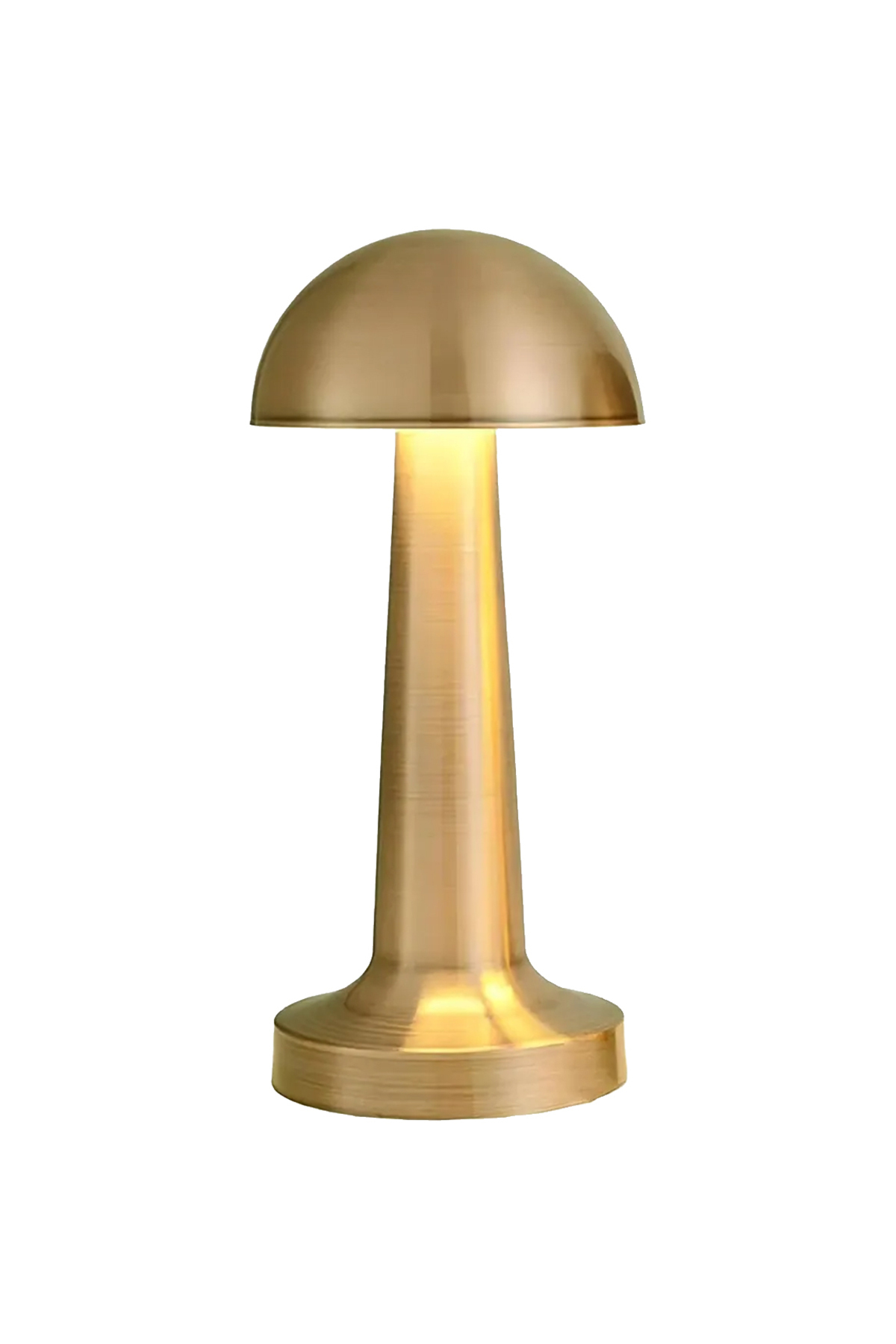 Lampe de bureau rechargeable à 3 couleurs de lumière dimmable OR Boîtier doré 