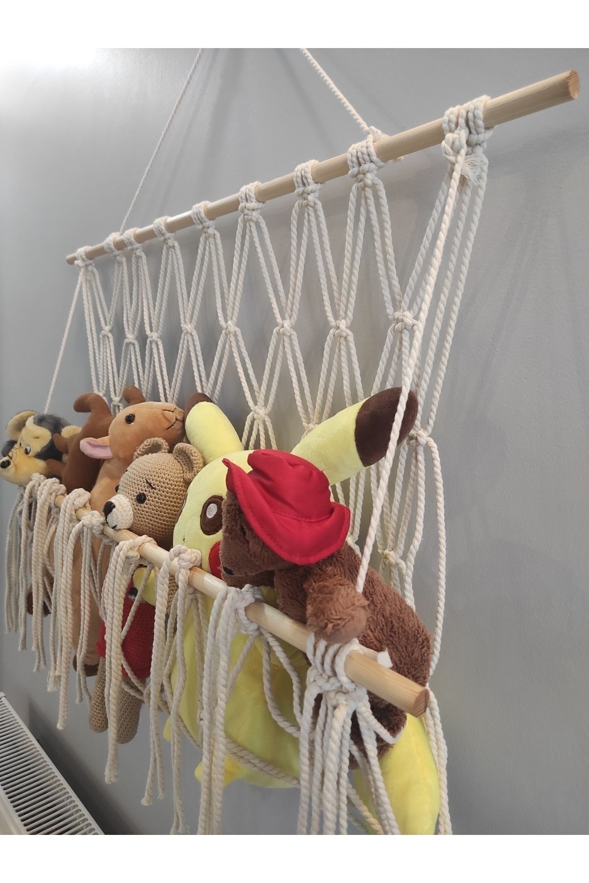 Plush Toy Hanger (CM ROD) Toy Hammock - Kids Room Organizer