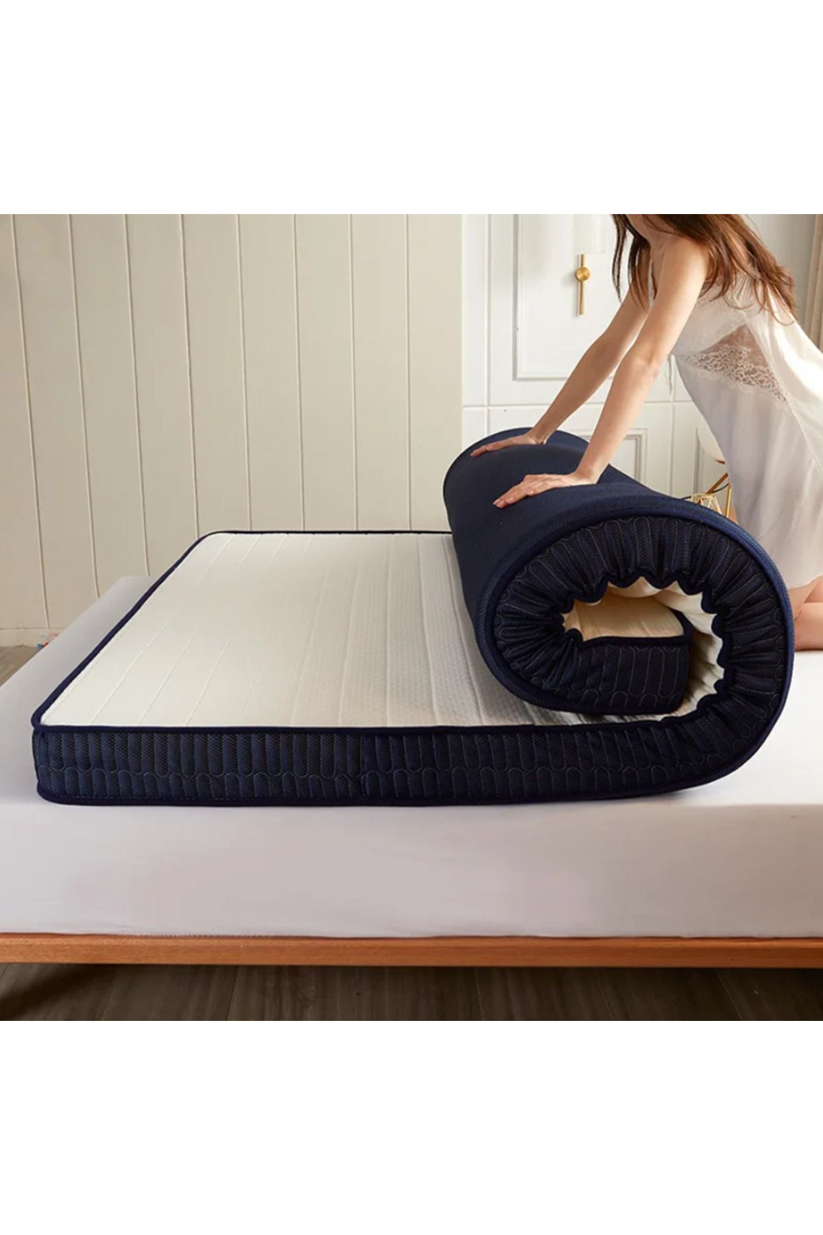 Lit de sol pliant simple cm Matelas en mousse Fonctionnel