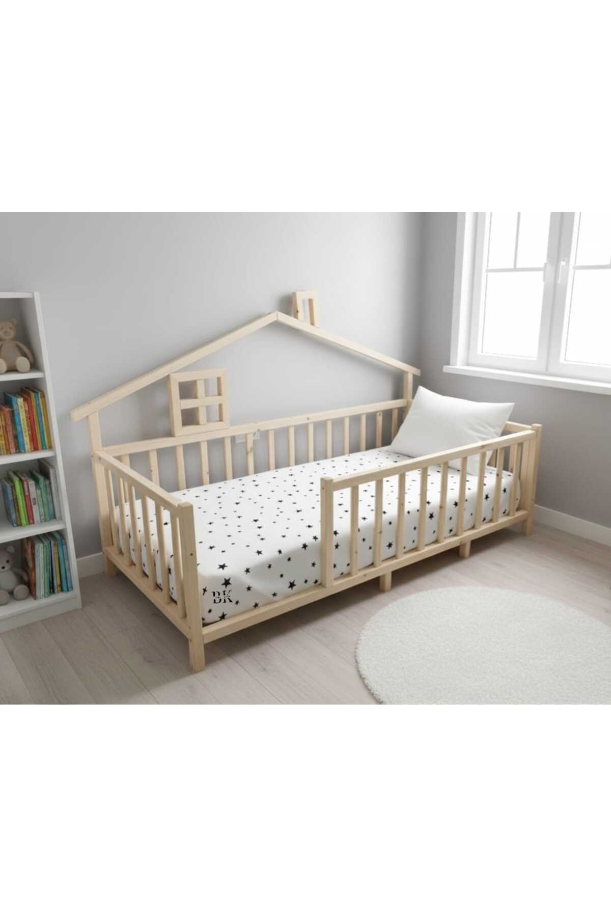 Lit pour bébé et enfant Happy Doğal Çam Montessori