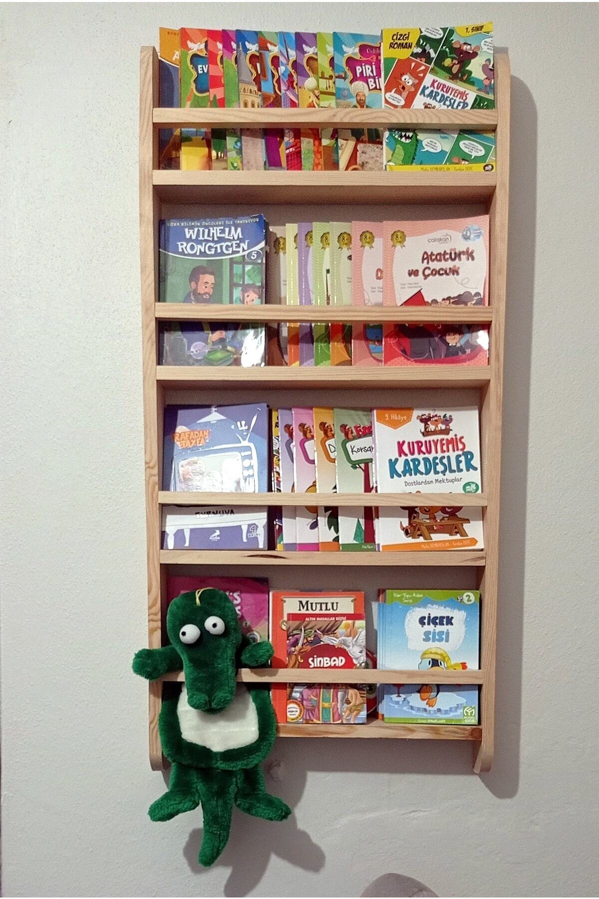 Bibliothèque pour chambre d'enfant Montessori en bois naturel non verni **9 bibliothèques en bois