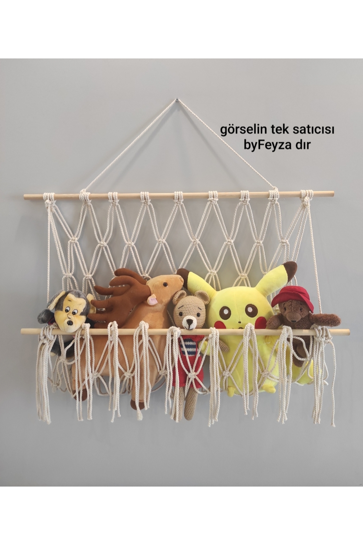 Plush Toy Hanger (CM ROD) Toy Hammock - Kids Room Organizer