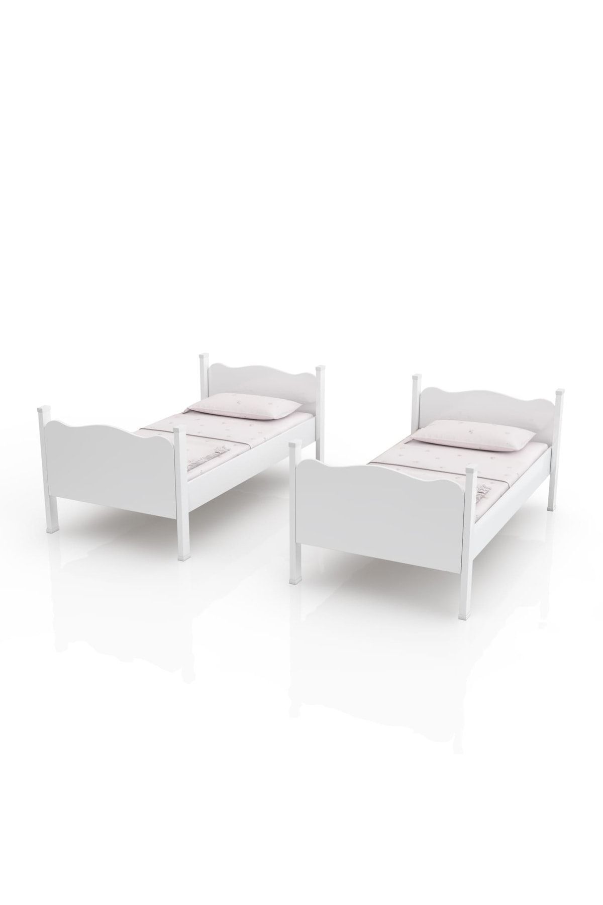 Lit superposé Cozy avec échelle amovible cm (panneau MDF porteur - 2 options de couleur)