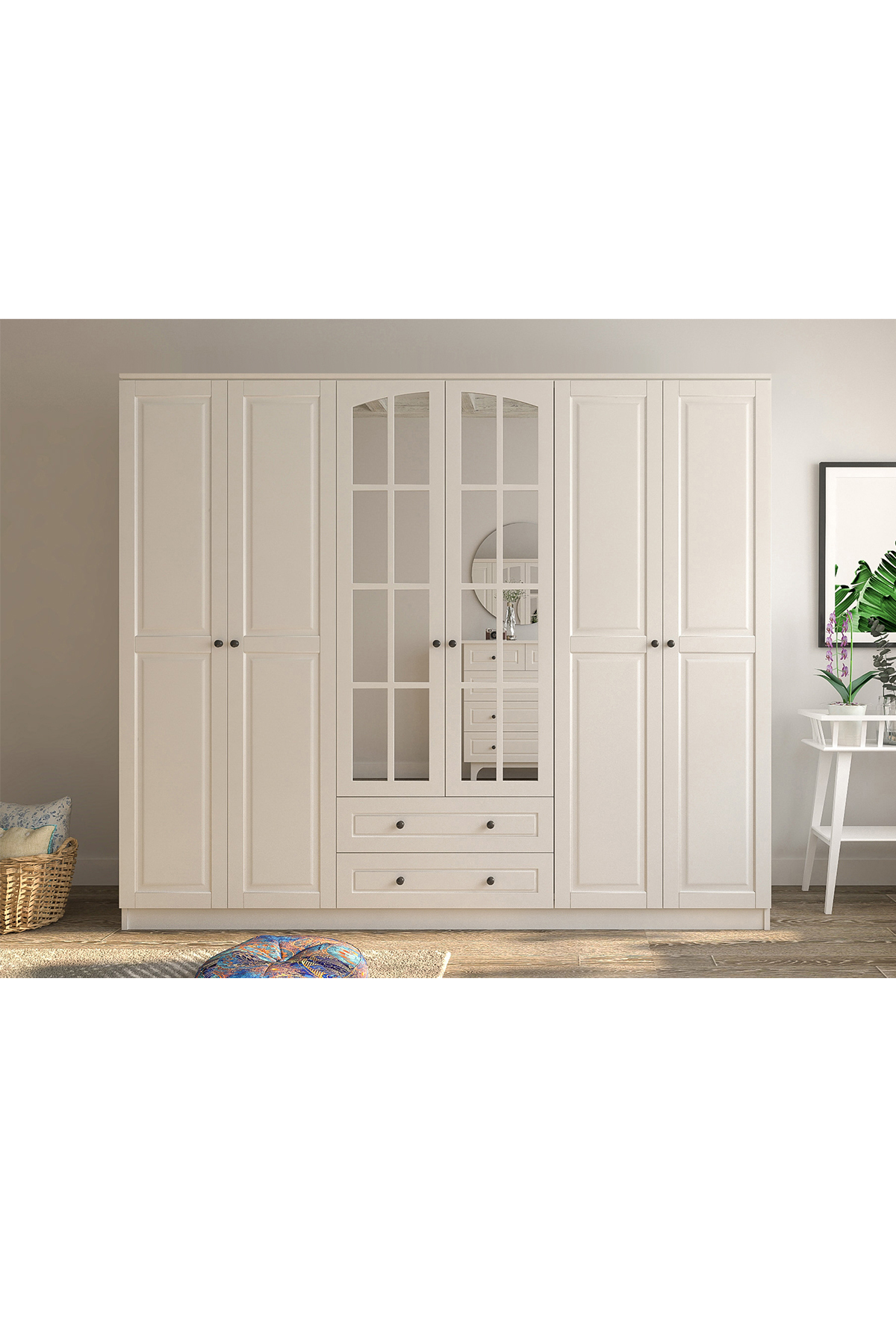Beyza Country 6 portes 2 tiroirs