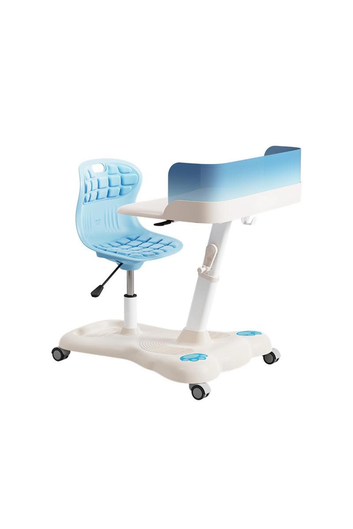 Bureau de travail mobile Plus Bleu