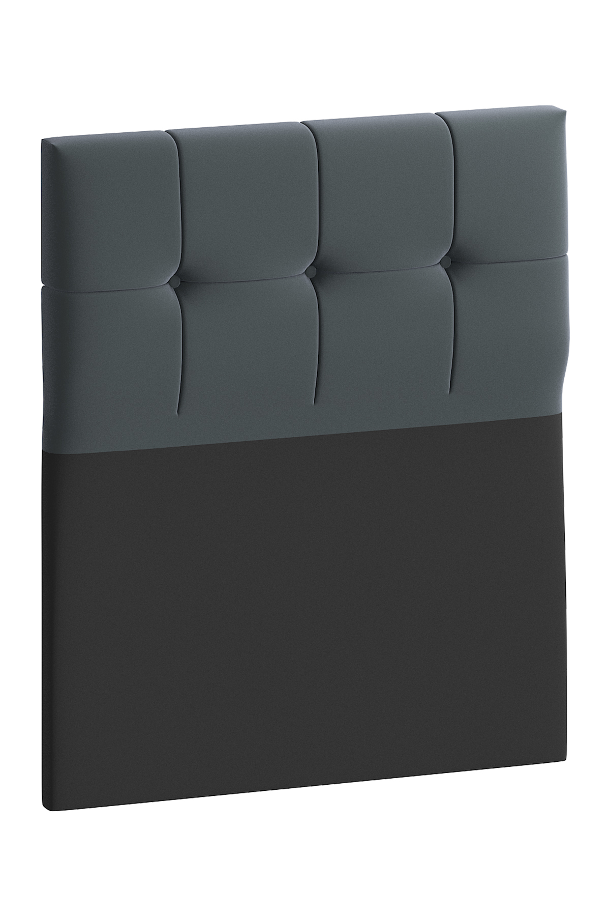 Tête de lit Helena Baza, couleur anthracite, options de taille, livraison immédiate