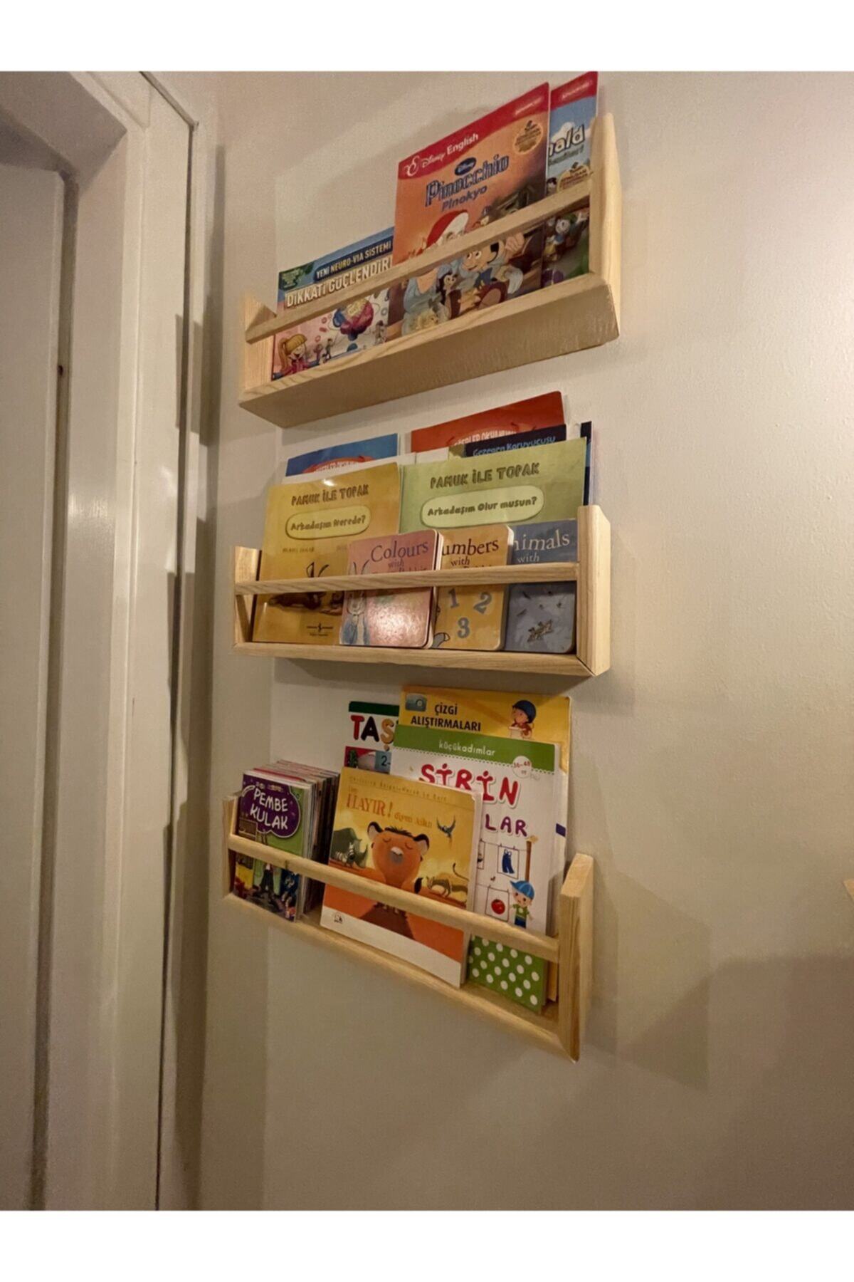 Bibliothèque pour enfants en bois décoratif