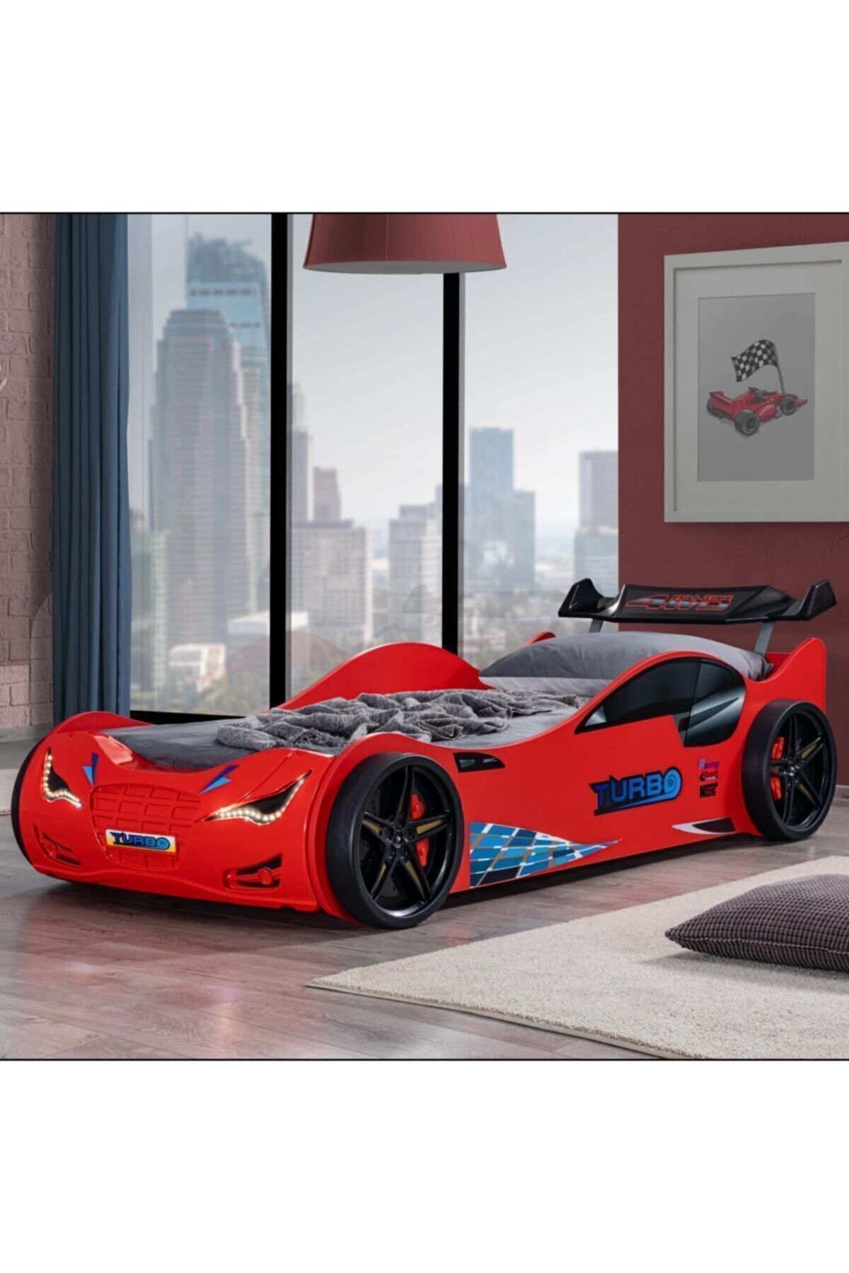 Letto a Carrello, Letto a Carrello con Vento Super - Rosso