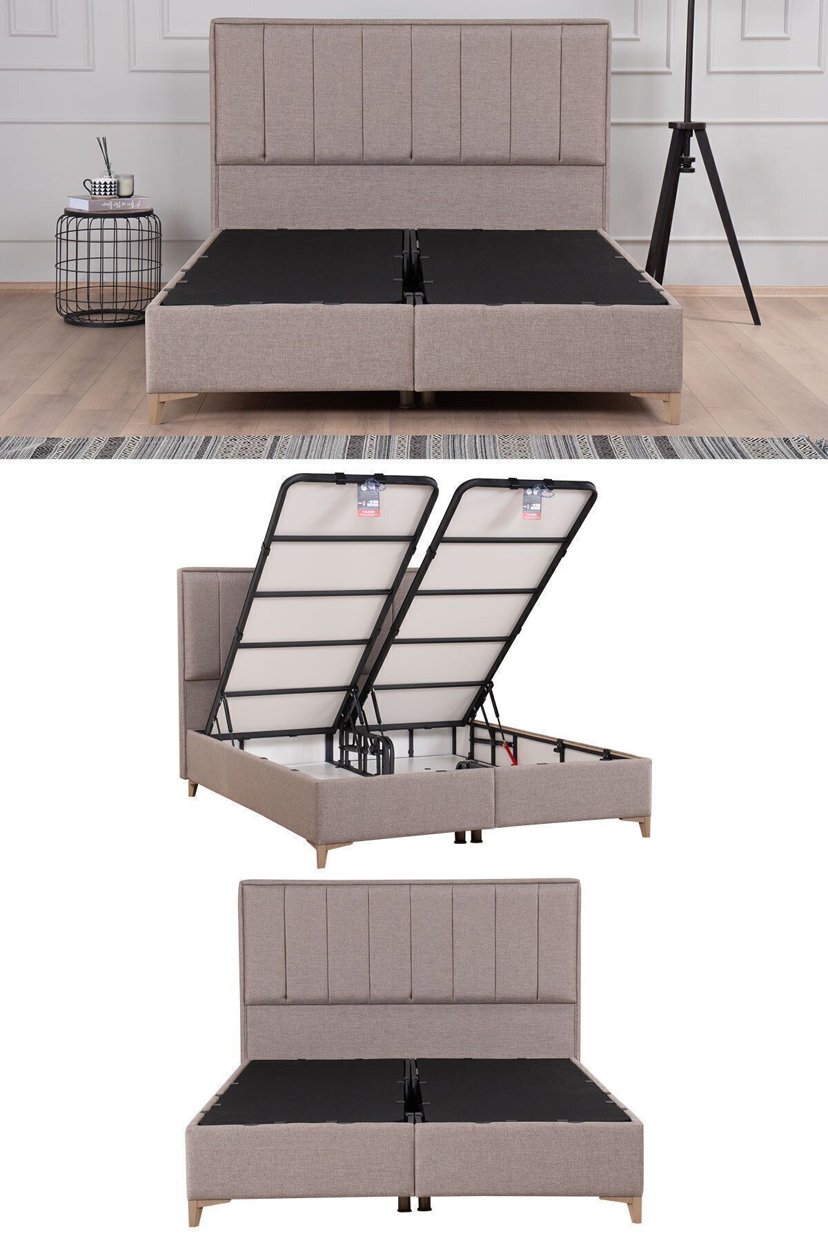 Thérapie à l'or Titre (Base et matelas non inclus)