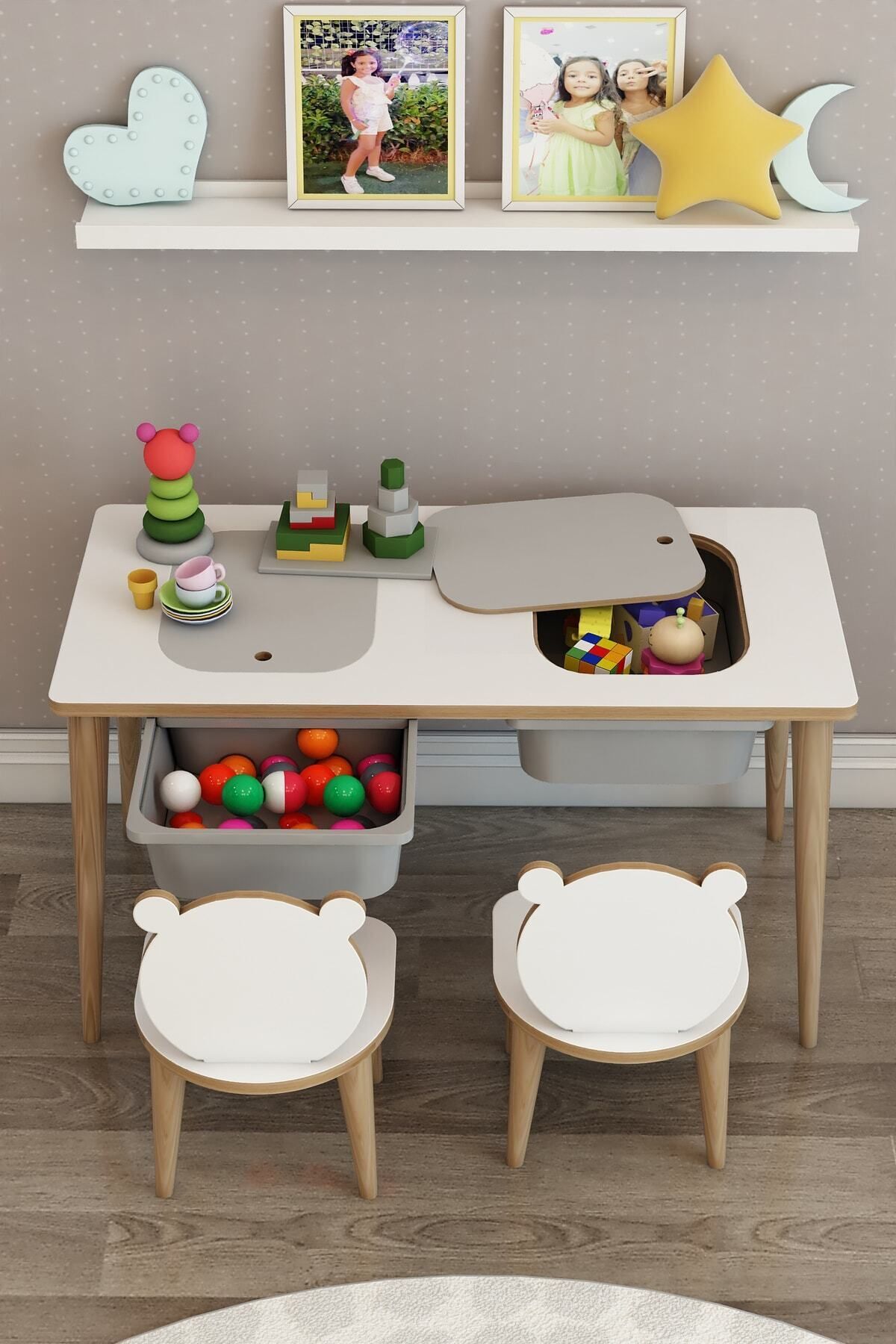 Bureau d'activité pour enfants avec dossier