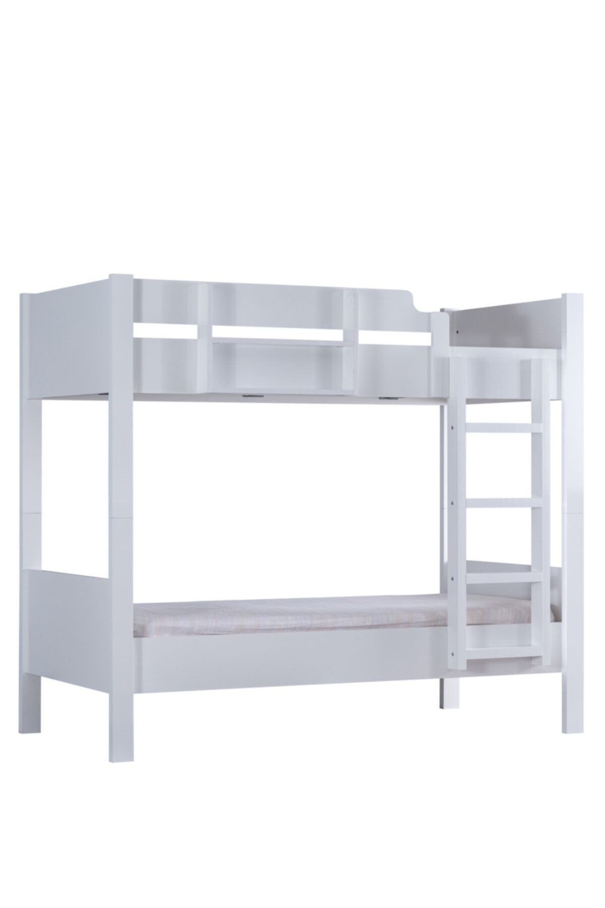 Stapelbed, Asymmetrisch Stapelbed, 2-persoons Wit Stapelbed - Cm