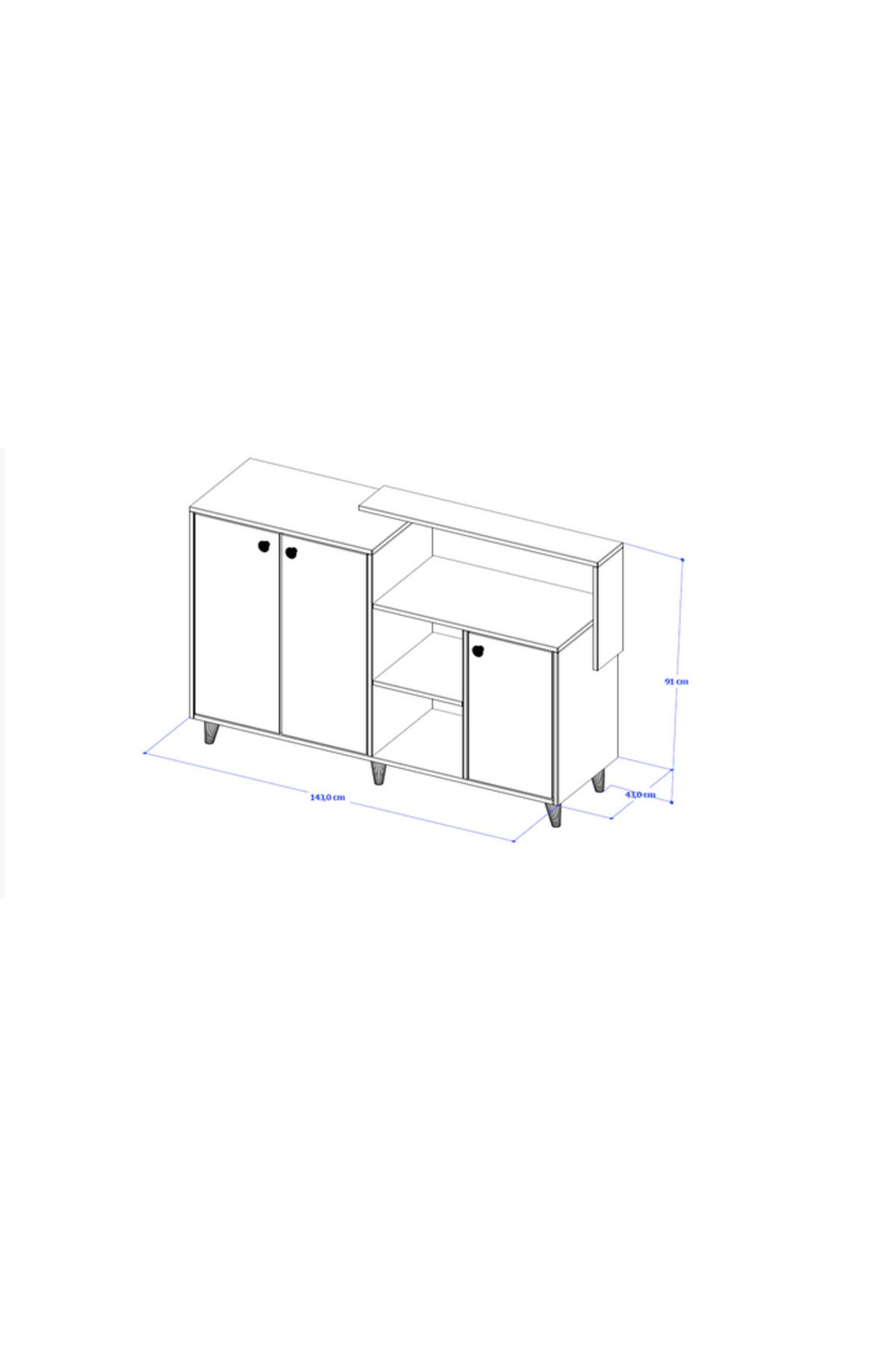 Commode / Console Siena - 4 portes