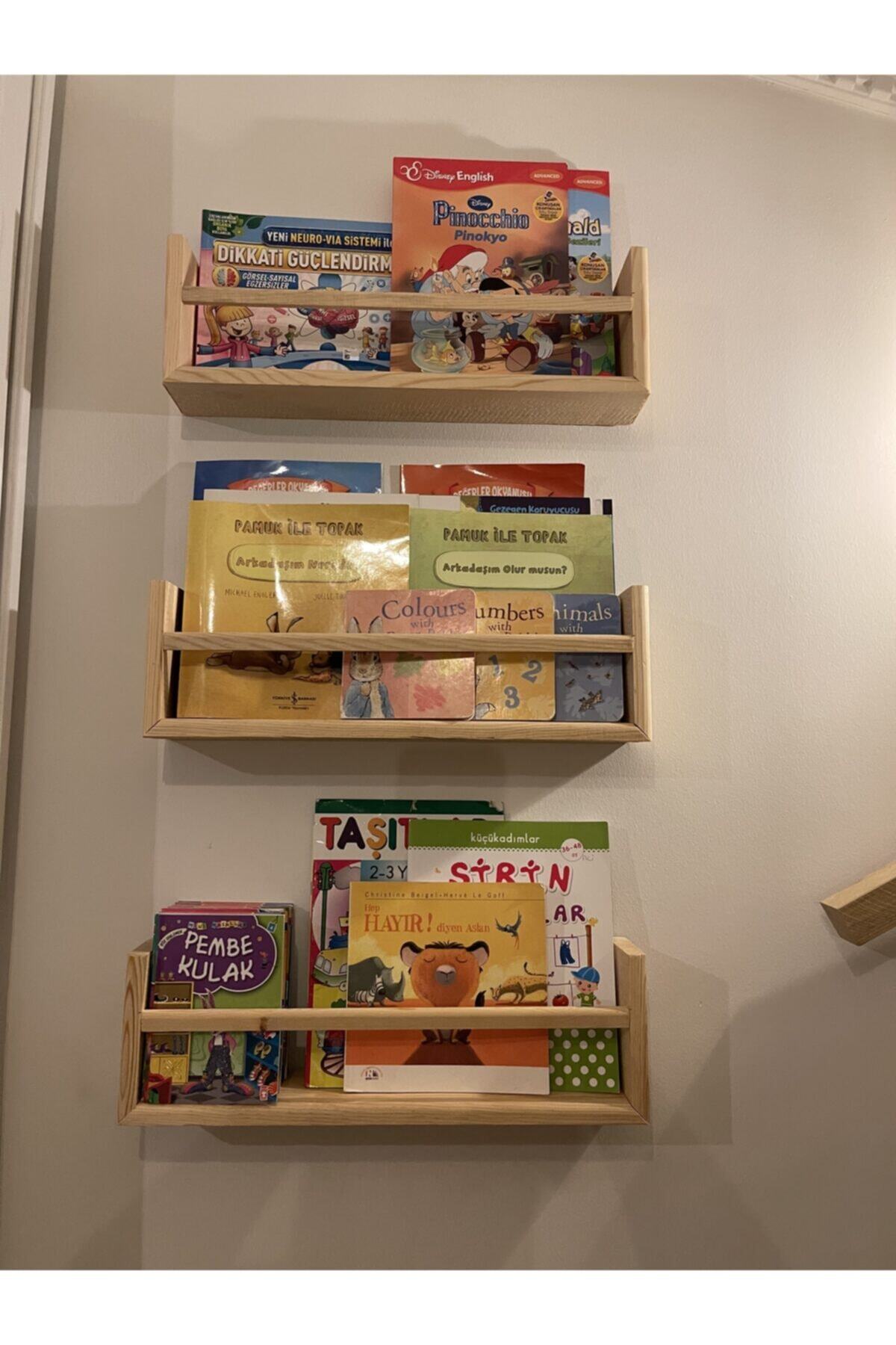 Bibliothèque pour enfants en bois décoratif