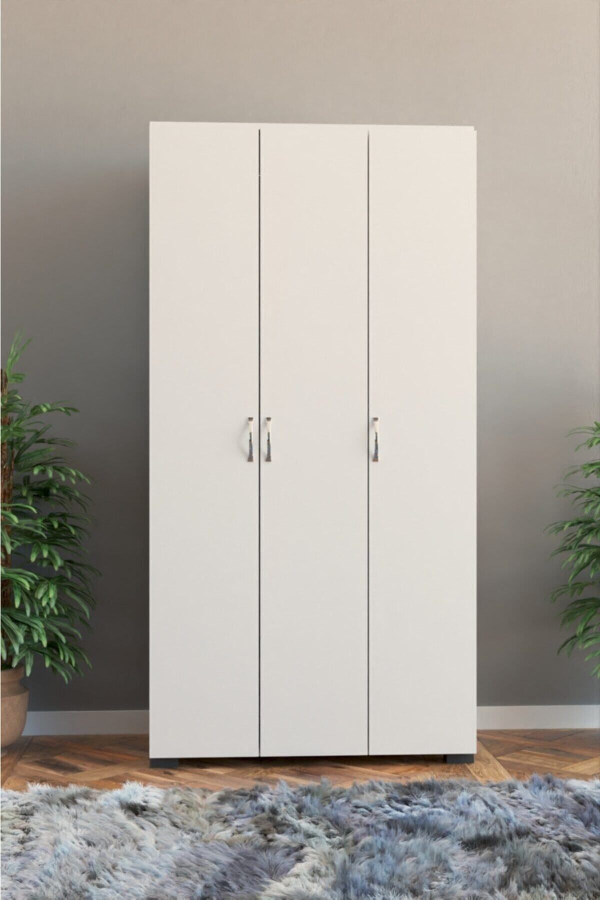 Armoire 3 portes - Blanche