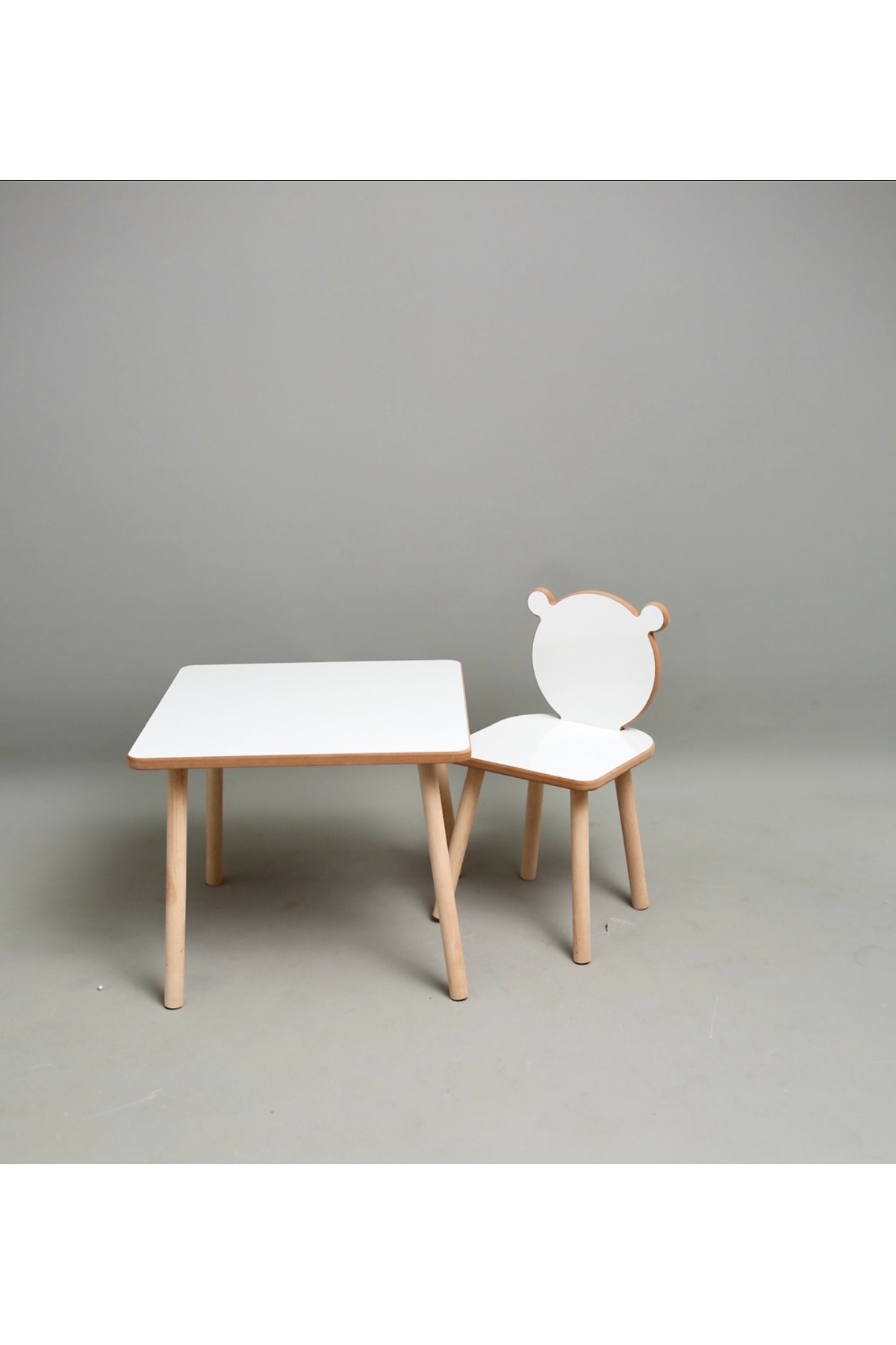 Table d'activités pour enfants - Table d'activités Montessori - Bureau et chaise pour enfants